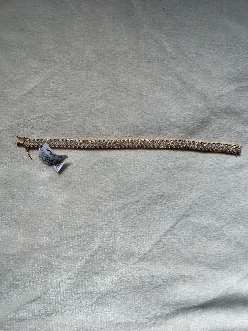 18K Gold-Over-Silver Bracelet with 2.00CTTW Diamonds